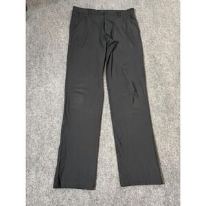 Rhone Pants Mens 32 Black Performance Chino Tech Stretch Travel Golf Casual